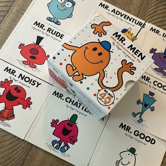 Good👍?Noisy🛎️?Happy😊?Messy?Mr Men 📚 have you covered! 40 Anniversary Ed+more - Picture 14 of 17
